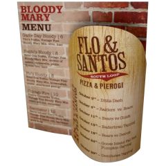 Digital Printed 3D Arch Table Tent 5 Inch X 5 3/4 Inch