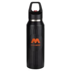 Digory Textured Sports Bottle W/Push Lock Button - 17 Oz