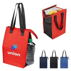 Dimples Rpet Non-Woven Cooler Tote Bag