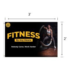 Displaysplash 2 Ft X 3 Ft Flag - Single Sided