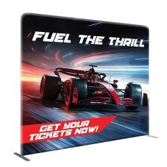 Displaysplash Tension Fabric Display - 8 Ft W X 7.5 Ft H