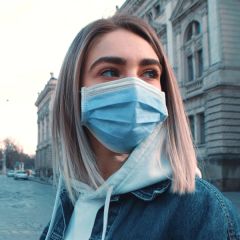 Disposable Blue Face Mask For Daily Use