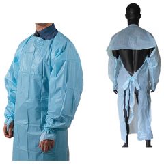Disposable Gown With Open Back Air