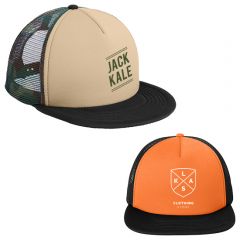 District Flat Bill Snapback Trucker Cap.