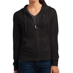 District Juniors' Jersey Full-Zip Hoodie