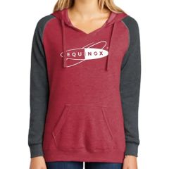 District Women's Lightweight Fleece Raglan Hoodie