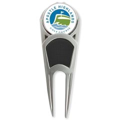Divot Mark Repair Tool With Removable Ball Marker