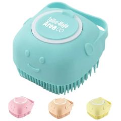 Dog Cat Silicone Bath Shower Brushes Pet Massage