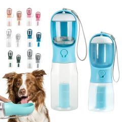 Dog Water Bottle With Food Container
