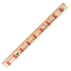 Dollar Sign/Financial Rulers - Clear Lacquer Finish