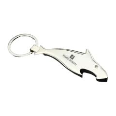 Dolphin-Shaped Bottle Opener Keychain