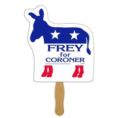 Donkey Hand Fan Full Color 1 Side