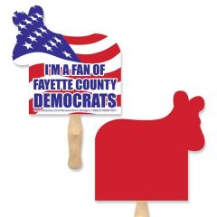 Donkey Shape Hand Fan Sandwich Style