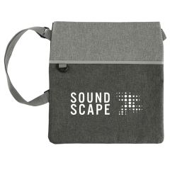 Double Heather Rpet Crossbody Tote