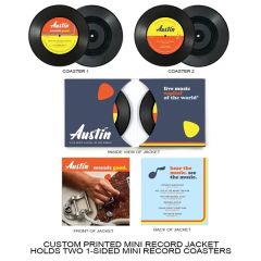 Double Sleeve - 1-Sided Mini Record Coaster
