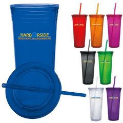 Double Wall Acrylic Tumbler - 24 Oz