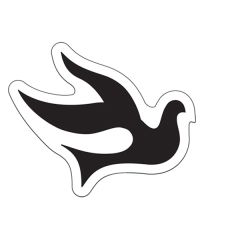 Dove Hand Fan Without Stick