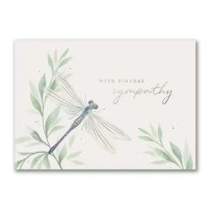 Dragonfly Angel Sympathy Card
