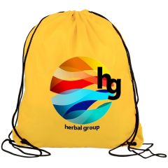 Drawstring Backpack With Digital Imprint