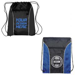 Drawstring Bag Two-Tone Polyester