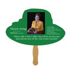 Dress Hat Hand Fan
