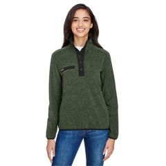 Dri Duck Denali Melange Mountain Fleece Pullover