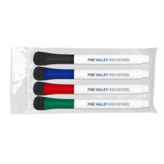Dry Erase Marker With Eraser & Magnet Cap 4 Ct