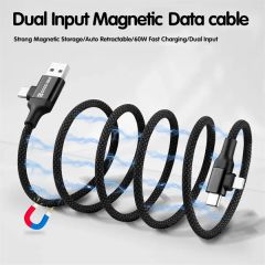 Dual Input Magnetic Data Cable