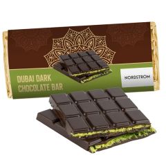 Dubai Chocolate Bar - 3.5 Oz Belgian Dark Chocolate