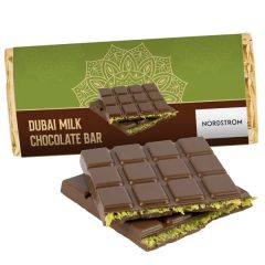 Dubai Chocolate Bar - 3.5 Oz Belgian Milk Chocolate