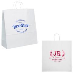 Duke - White Shopper - Foil Print