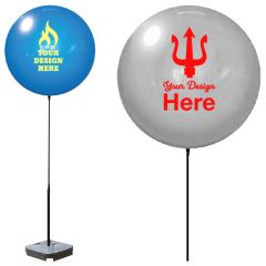 Duraballoon Short Ground Pole Kit W/ Weighted Base