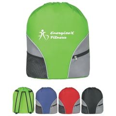 Durable Backpack With Drawstrng Closure