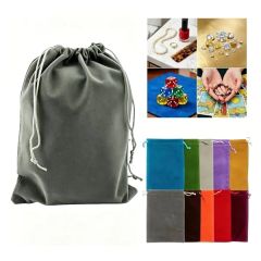 Durable Flannel Drawstring Closure Gift Bags