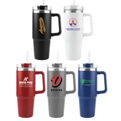 Dusky 30 Oz Vacuum Insulated Tumbler Mug W/ Handle