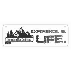 Dye Sublimation Embossed Aluminum Sign 9 X 3
