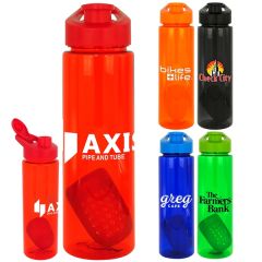 Easy Pour 24 Oz Colorful Bottle With Floating Infuser