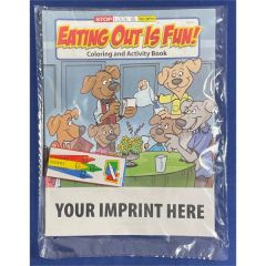 Eating Out Is Fun Coloring And Activity Book Fun-Pack