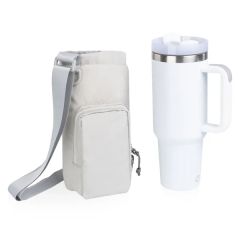 Eclipse- 40 Oz Tumbler Tote - With Stainless Travel Mug