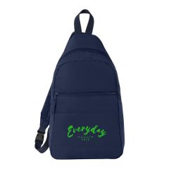 Eco Friendly Quilted Sling Backpack
