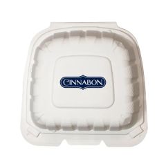 Eco-Friendly Takeout Container 6 Inch X 6 Inch