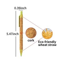 Eco-Friendly Wheat Straw Pens