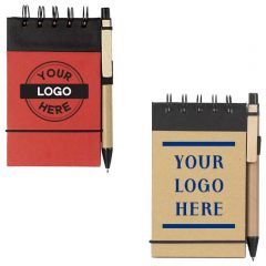 Eco-Inspired Spiral Jotter And Pen