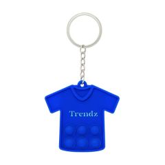 Eco T-Shirt Sports Jersey Push Pop Bubble Keychain