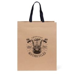 Eco Teak- Woven Handle Eurotote - Flexo Ink Print