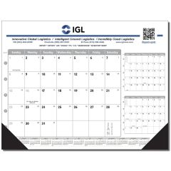 Economy Desk Blotter Calendar - Silver Fox