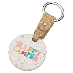 EcoSpot Pro Eco-Friendly Bluetooth Tracker With Cork Keychain