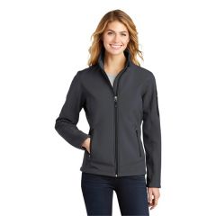 Eddie Bauer Ladies Rugged Ripstop Soft Shell Jacket.