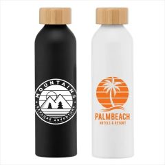 Eden - 20 Oz. Aluminum Water Bottle With Bamboo Lid
