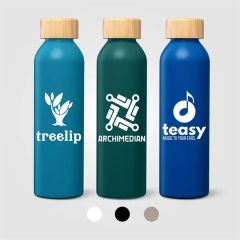 Eden Recycled Stainless Bamboo Lid Bottle - 20 Oz